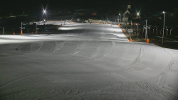 Horní část sjezdovky skiareálu Hlubočky