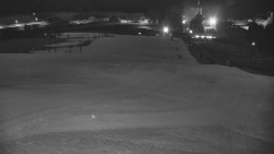 Horní část sjezdovky skiareálu Hlubočky