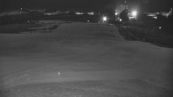 Horní část sjezdovky skiareálu Hlubočky