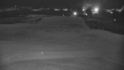 Horní část sjezdovky skiareálu Hlubočky