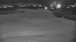 Horní část sjezdovky skiareálu Hlubočky