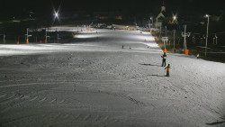 Horní část sjezdovky skiareálu Hlubočky