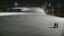 Horní část sjezdovky skiareálu Hlubočky