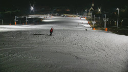 Horní část sjezdovky skiareálu Hlubočky