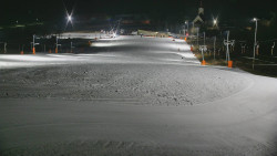 Horní část sjezdovky skiareálu Hlubočky