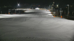 Horní část sjezdovky skiareálu Hlubočky