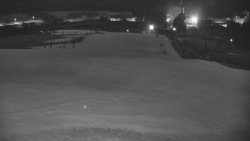 Horní část sjezdovky skiareálu Hlubočky