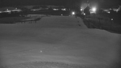 Horní část sjezdovky skiareálu Hlubočky