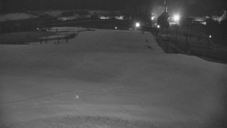 Horní část sjezdovky skiareálu Hlubočky