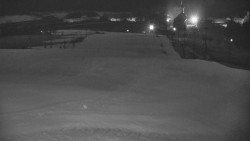 Horní část sjezdovky skiareálu Hlubočky