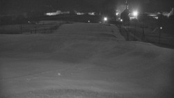 Horní část sjezdovky skiareálu Hlubočky