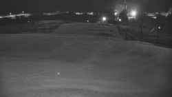 Horní část sjezdovky skiareálu Hlubočky