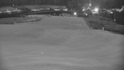 Horní část sjezdovky skiareálu Hlubočky