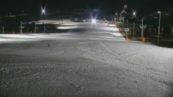 Horní část sjezdovky skiareálu Hlubočky