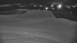 Horní část sjezdovky skiareálu Hlubočky