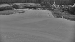 Horní část sjezdovky skiareálu Hlubočky