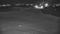 Horní část sjezdovky skiareálu Hlubočky