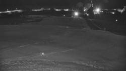 Horní část sjezdovky skiareálu Hlubočky