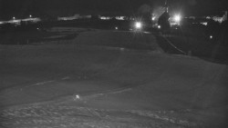 Horní část sjezdovky skiareálu Hlubočky