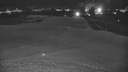 Horní část sjezdovky skiareálu Hlubočky