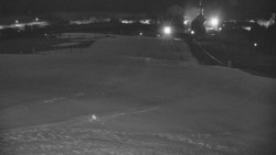 Horní část sjezdovky skiareálu Hlubočky