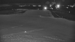 Horní část sjezdovky skiareálu Hlubočky