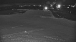 Horní část sjezdovky skiareálu Hlubočky