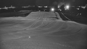 Skiareál Hlubočky - Horní část sjezdovky skiareálu Hlubočky - 2.3.2026 v 05:10 Skiareál Hlubočky - Horní část sjezdovky skiareálu Hlubočky - 2.3.2026 v 05:10