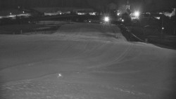 Horní část sjezdovky skiareálu Hlubočky