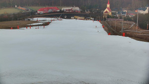 Skiareál Hlubočky - Horní část sjezdovky skiareálu Hlubočky - 2.3.2026 v 06:50 Skiareál Hlubočky - Horní část sjezdovky skiareálu Hlubočky - 2.3.2026 v 06:50