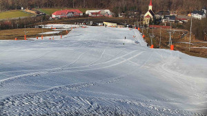 Skiareál Hlubočky - Horní část sjezdovky skiareálu Hlubočky - 2.3.2026 v 09:10 Skiareál Hlubočky - Horní část sjezdovky skiareálu Hlubočky - 2.3.2026 v 09:10