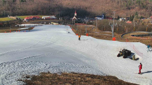 Skiareál Hlubočky - Horní část sjezdovky skiareálu Hlubočky - 2.3.2026 v 11:35 Skiareál Hlubočky - Horní část sjezdovky skiareálu Hlubočky - 2.3.2026 v 11:35