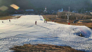 Skiareál Hlubočky - Horní část sjezdovky skiareálu Hlubočky - 2.3.2026 v 16:45 Skiareál Hlubočky - Horní část sjezdovky skiareálu Hlubočky - 2.3.2026 v 16:45