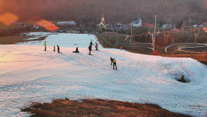 Skiareál Hlubočky - Horní část sjezdovky skiareálu Hlubočky - 2.3.2026 v 17:25 Skiareál Hlubočky - Horní část sjezdovky skiareálu Hlubočky - 2.3.2026 v 17:25