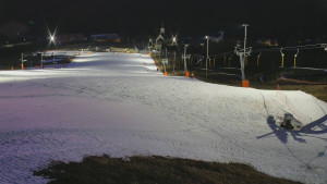 Skiareál Hlubočky - Horní část sjezdovky skiareálu Hlubočky - 2.3.2026 v 18:10 Skiareál Hlubočky - Horní část sjezdovky skiareálu Hlubočky - 2.3.2026 v 18:10