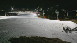 Horní část sjezdovky skiareálu Hlubočky