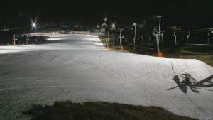 Skiareál Hlubočky - Horní část sjezdovky skiareálu Hlubočky - 2.3.2026 v 19:00 Skiareál Hlubočky - Horní část sjezdovky skiareálu Hlubočky - 2.3.2026 v 19:00