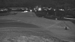 Horní část sjezdovky skiareálu Hlubočky