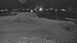 Horní část sjezdovky skiareálu Hlubočky