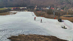 Skiareál Hlubočky - Horní část sjezdovky skiareálu Hlubočky - 3.3.2026 v 12:20 Skiareál Hlubočky - Horní část sjezdovky skiareálu Hlubočky - 3.3.2026 v 12:20