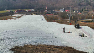 Skiareál Hlubočky - Horní část sjezdovky skiareálu Hlubočky - 3.3.2026 v 13:00 Skiareál Hlubočky - Horní část sjezdovky skiareálu Hlubočky - 3.3.2026 v 13:00