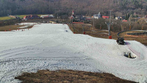 Skiareál Hlubočky - Horní část sjezdovky skiareálu Hlubočky - 3.3.2026 v 13:15 Skiareál Hlubočky - Horní část sjezdovky skiareálu Hlubočky - 3.3.2026 v 13:15
