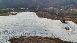 Skiareál Hlubočky - Horní část sjezdovky skiareálu Hlubočky - 3.3.2026 v 14:35 Skiareál Hlubočky - Horní část sjezdovky skiareálu Hlubočky - 3.3.2026 v 14:35