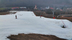 Skiareál Hlubočky - Horní část sjezdovky skiareálu Hlubočky - 3.3.2026 v 17:30 Skiareál Hlubočky - Horní část sjezdovky skiareálu Hlubočky - 3.3.2026 v 17:30