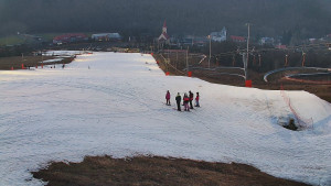 Skiareál Hlubočky - Horní část sjezdovky skiareálu Hlubočky - 3.3.2026 v 17:50 Skiareál Hlubočky - Horní část sjezdovky skiareálu Hlubočky - 3.3.2026 v 17:50