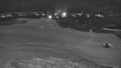 Horní část sjezdovky skiareálu Hlubočky