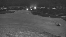 Horní část sjezdovky skiareálu Hlubočky