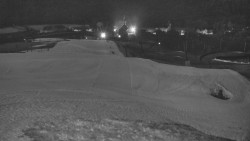 Horní část sjezdovky skiareálu Hlubočky