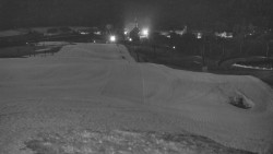 Horní část sjezdovky skiareálu Hlubočky