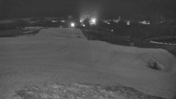 Horní část sjezdovky skiareálu Hlubočky